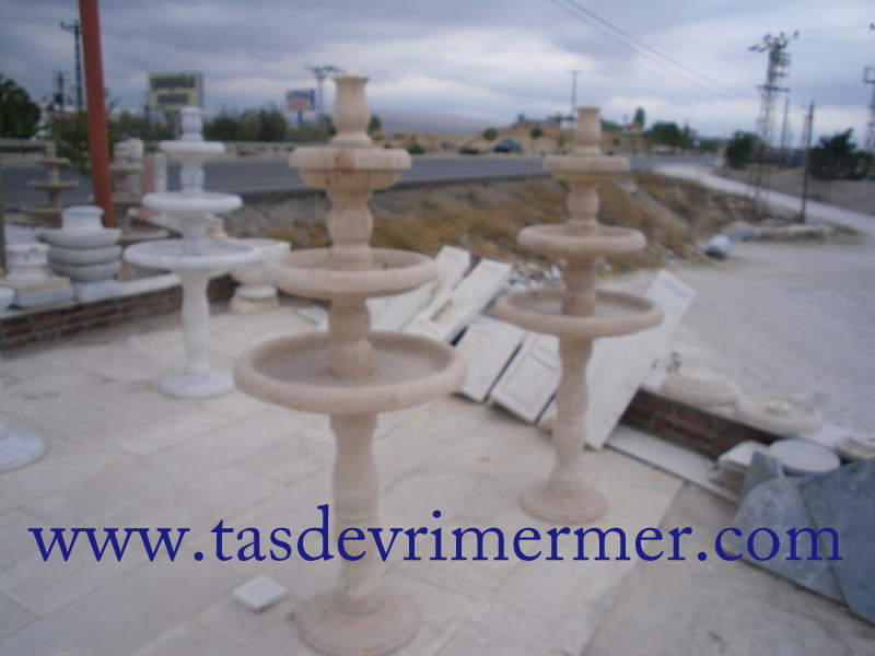 Traverten Havuz Mermer Fıskıyesi 